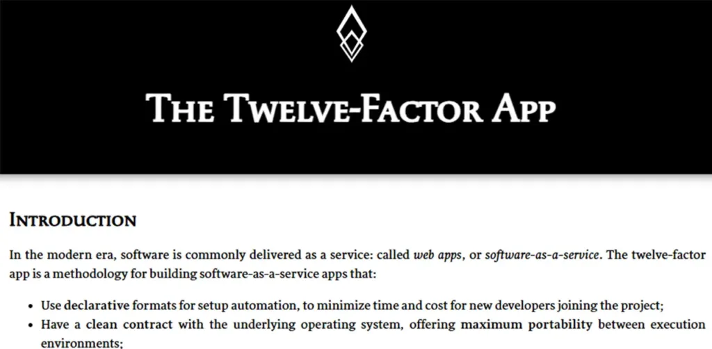 The Twelve-Factor App 이란 무엇인가요?